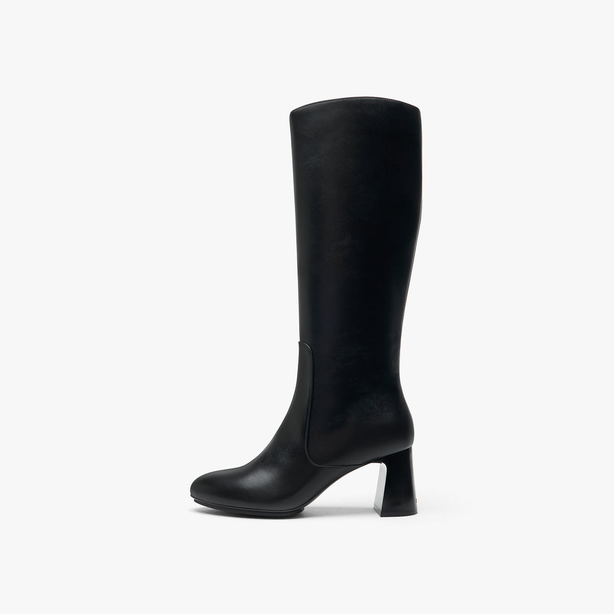Snatched but Comfy Boot in Shiny Black